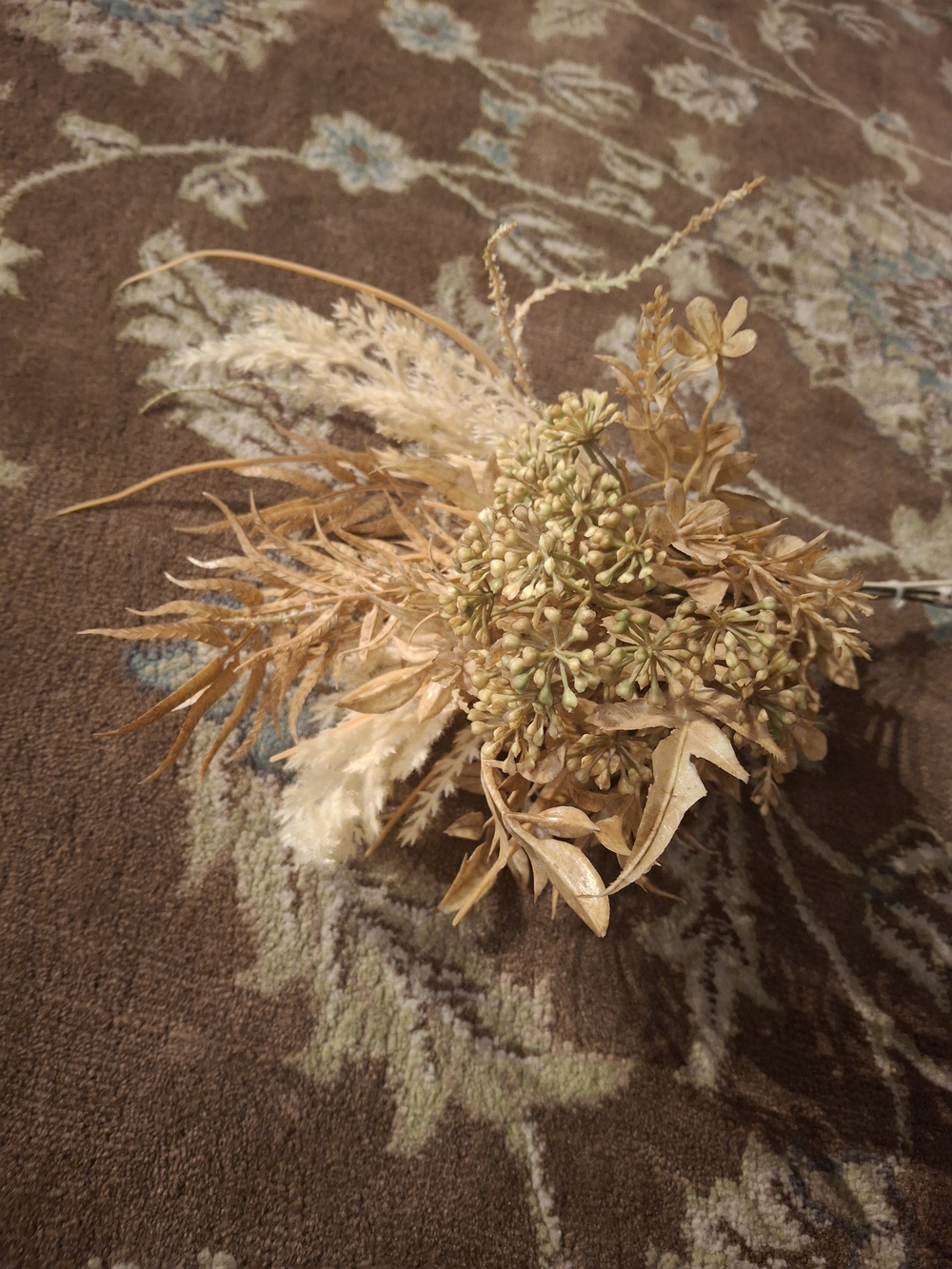 Faux Fall Floral Arrangement & Pampas Grass Bouquet | Autumn Home Decor
